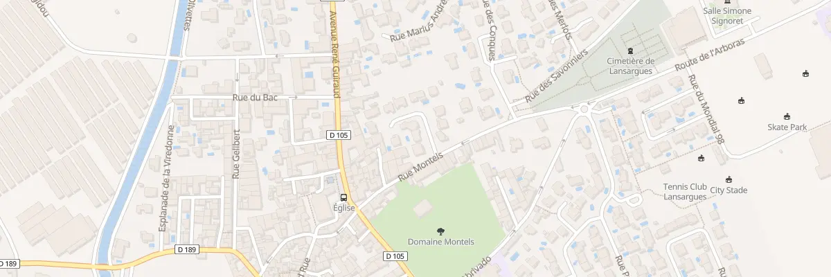Plan du 3 Rue du Jardin de Rosalie à Lansargues