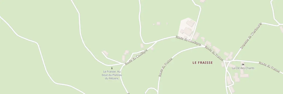 Plan du 5236 Le Fraisse à Laussonne