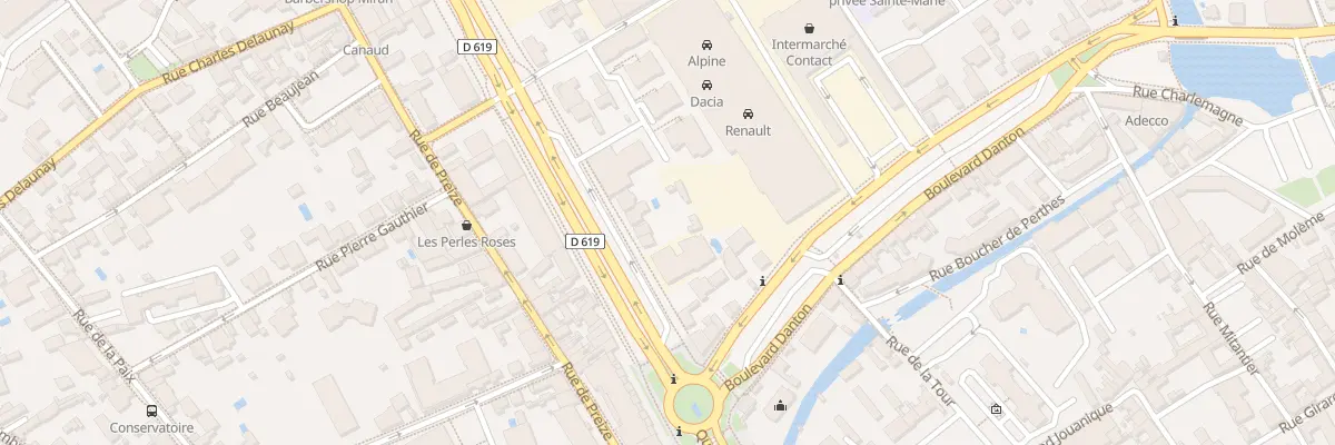 Plan du 12 Av Chomedey de Maisonneuve à Troyes