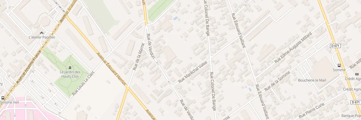 Plan du 33 Rue de Verdun à Troyes