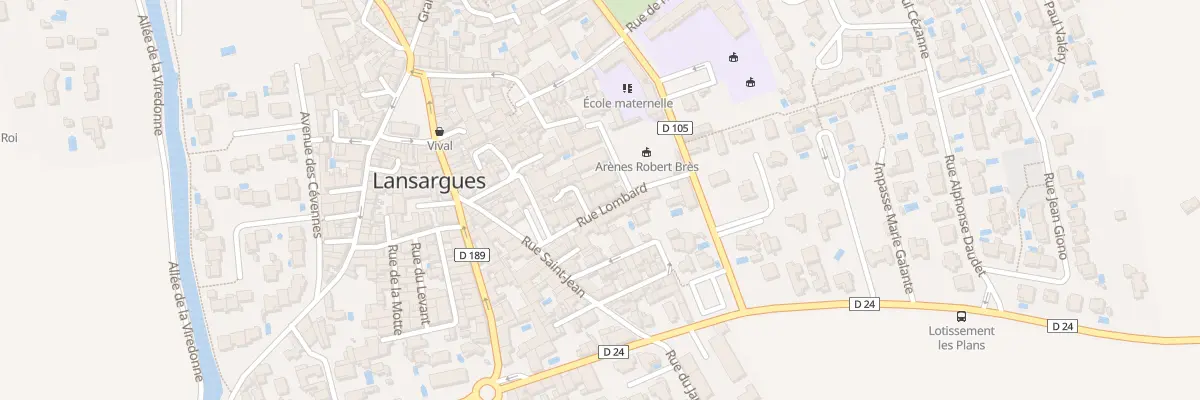 Plan du 51 Rue Lombard à Lansargues