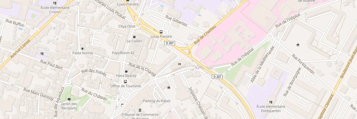 Plan du 15B Rue Fontenille à Roanne