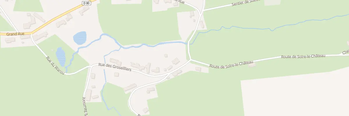 Plan du 2 Rue des Groseilliers à Solrinnes