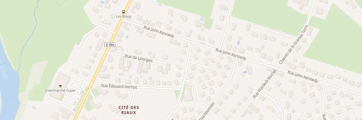 Plan du 23 Rue Edouard Herriot à Gueugnon