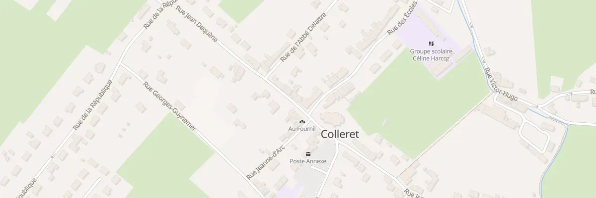 Plan du 6 Rue Jean Dequesnes à Colleret