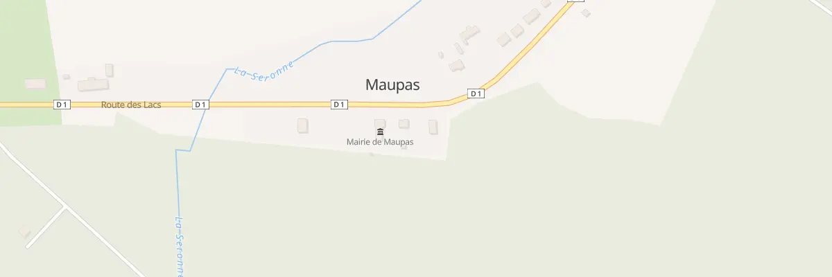 Plan du 16 Rte des Lacs à Maupas