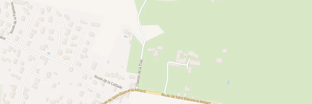 Plan du 116 Che de la Pras à Montverdun