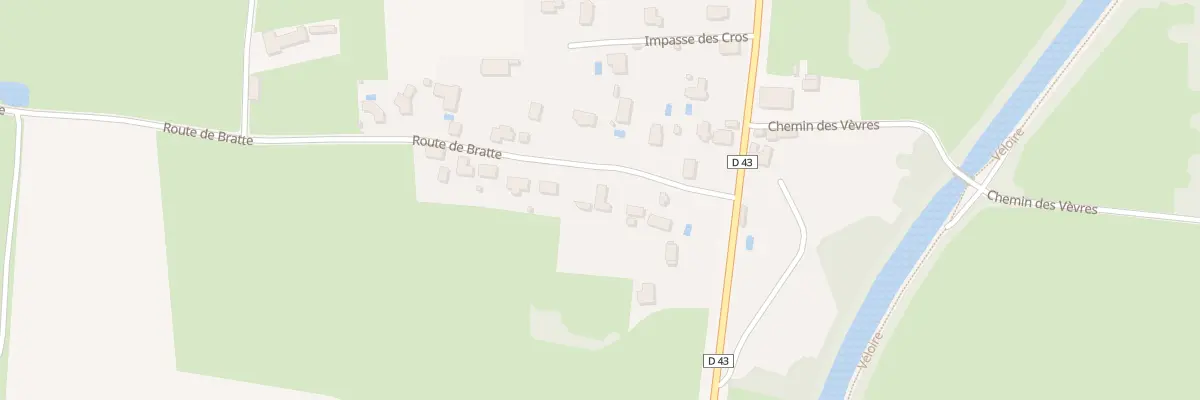 Plan du 9 Rte de Bratte à Briennon