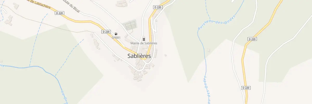 Plan du 5005 Le Village à Sablières