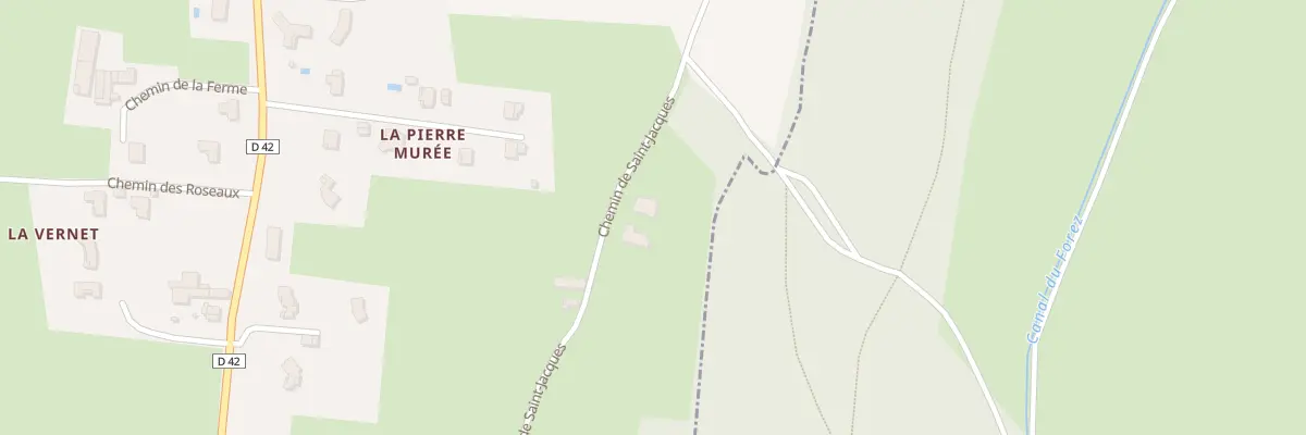 Plan du 56 Che de Saint-Jacques à Chalain-d’Uzore