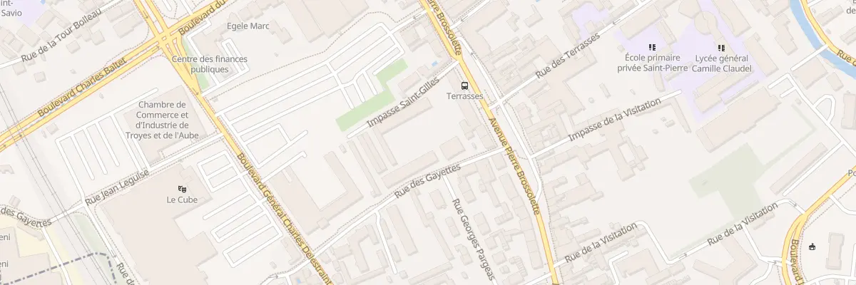 Plan du 8 Rue des Gayettes à Troyes