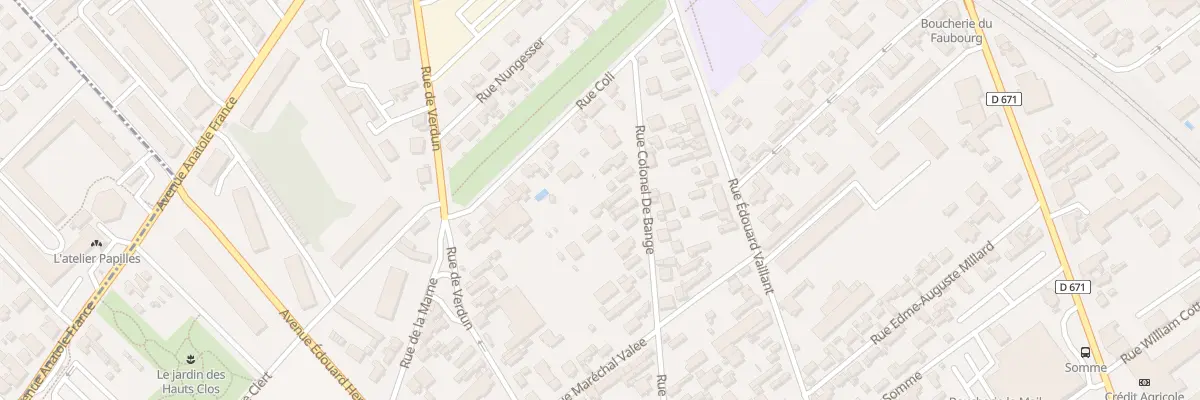 Plan du 10 Rue du Colonel de Bange à Troyes