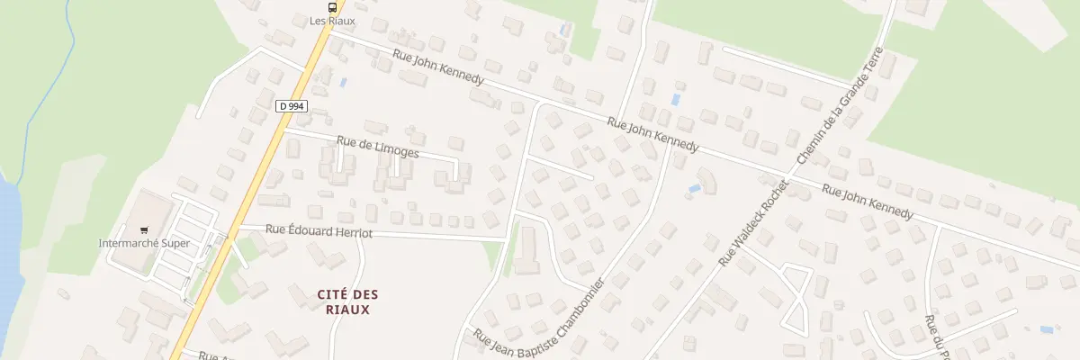 Plan du 14 Rue Edouard Herriot à Gueugnon