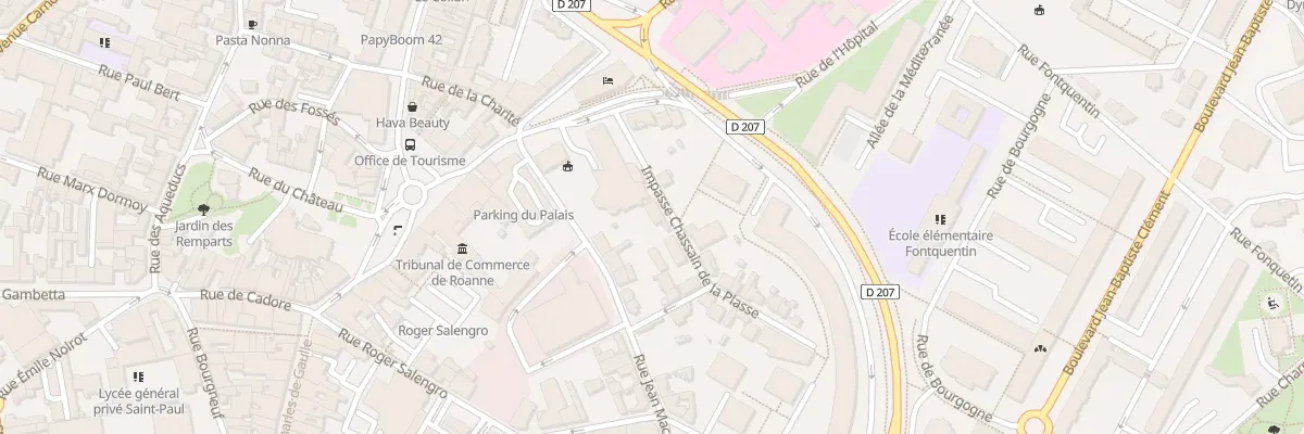 Plan du 25 Imp Chassain de la Plasse à Roanne