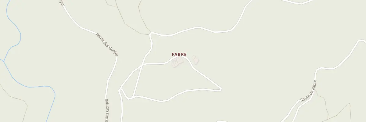 Plan du 5245 Fabre à Malbosc