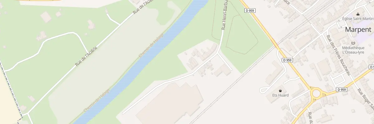 Plan du 20 Rue Henri Barbusse à Villers-en-Cauchies