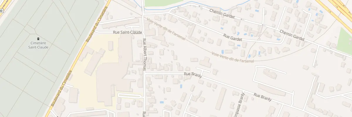 Plan du 78 Rue Branly à Roanne