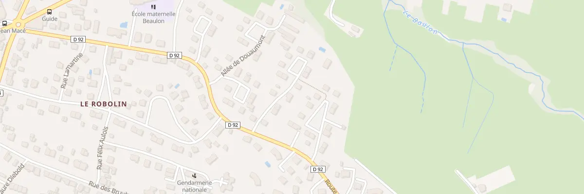 Plan du 93 All d’Oradour-sur-Glane à Gueugnon