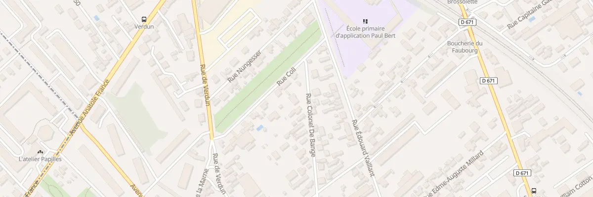 Plan du 4 Rue du Colonel de Bange à Troyes