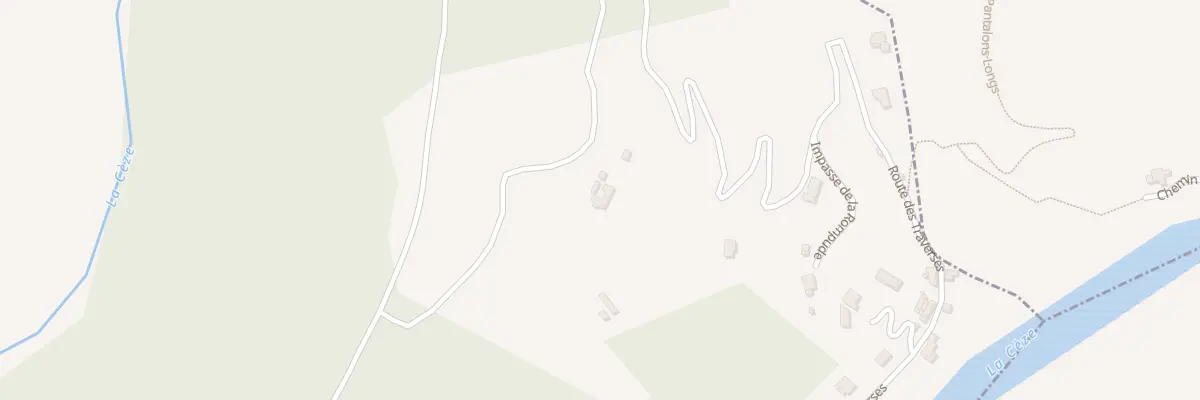 Plan du 5152 Les Travesses Est à Peyremale