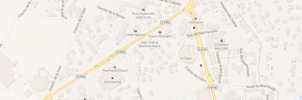 Plan du 69 Imp des Fauvettes à Saint-Christol-lez-Alès