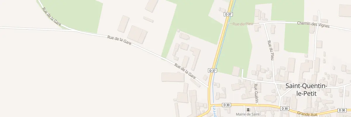 Plan du 6 Rue de la Gare à Saint-Quentin-le-Petit