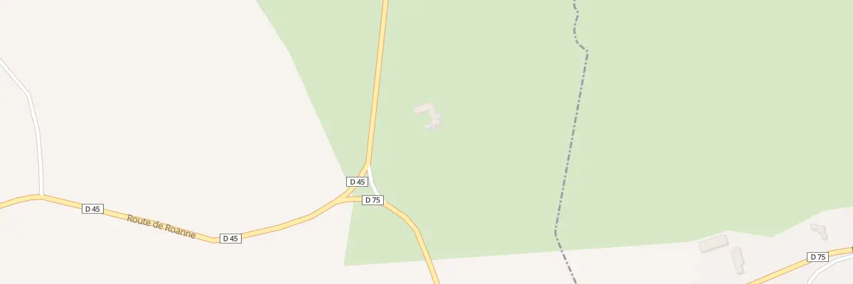 Plan du 3900 Rte de Roanne à Cordelle