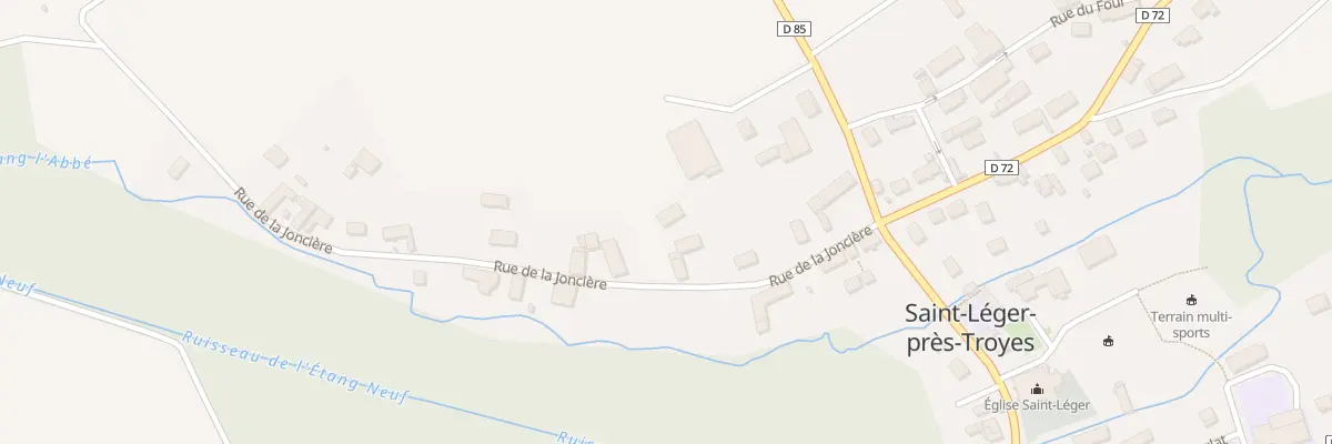 Plan du 6B Rue de la Joncière à Saint-Léger-près-Troyes