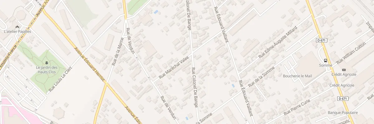 Plan du 30 Rue du Colonel de Bange à Troyes