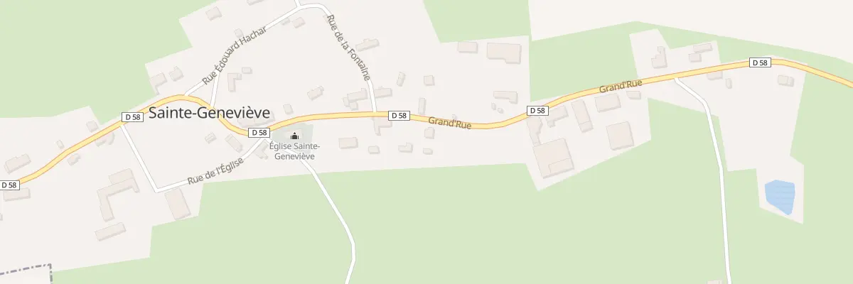 Plan du 22 Vc Grand Rue à Sainte-Geneviève