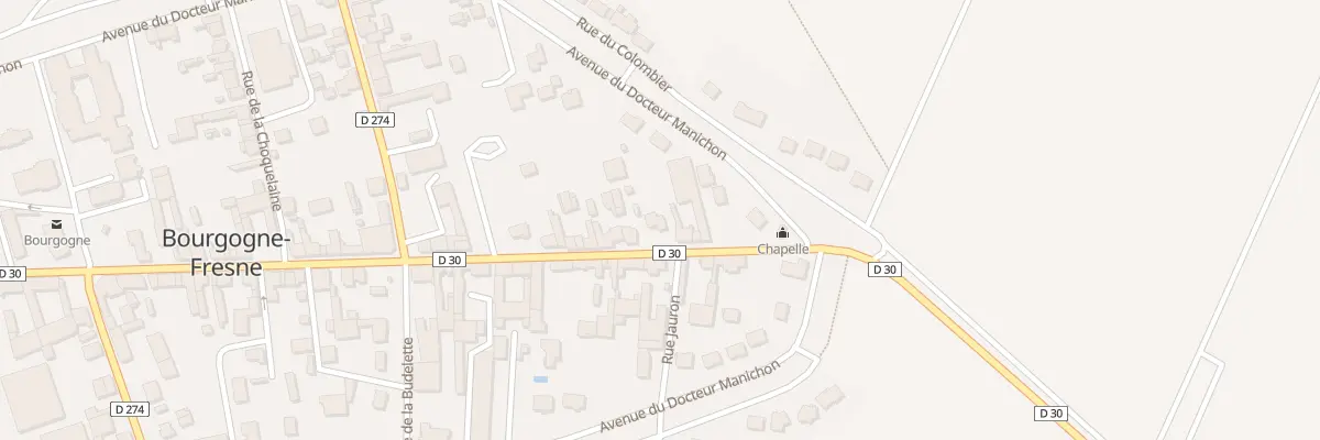 Plan du 64B Rue de la Libération à Bourgogne-Fresne
