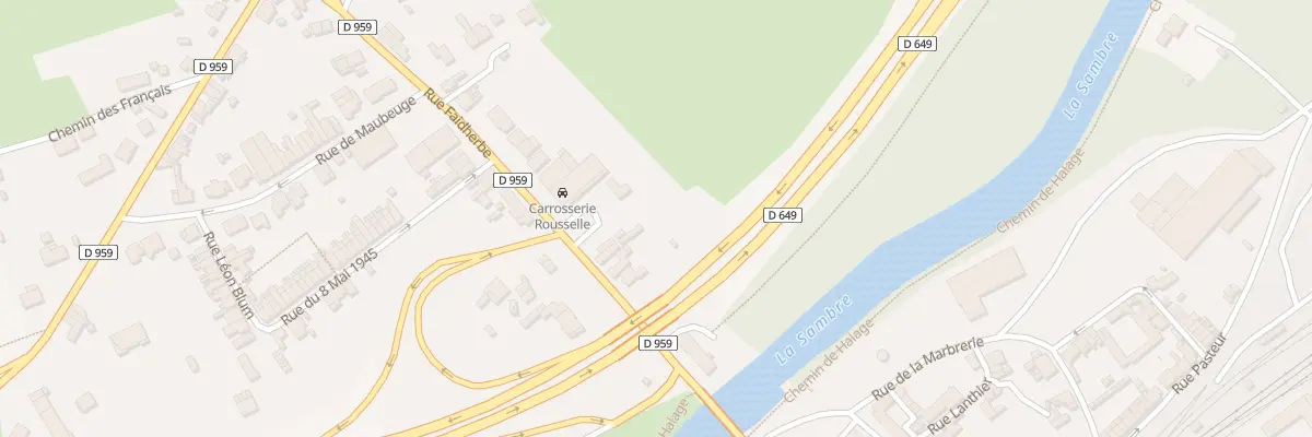 Plan du 6 Rue Faidherbe à Marpent
