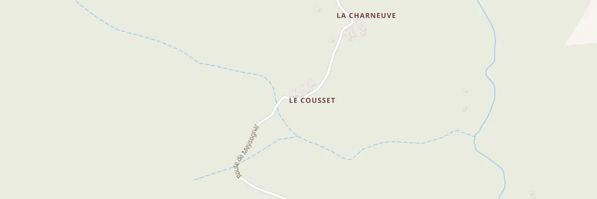 Plan du 5362 Coussel à Malarce-sur-la-Thines