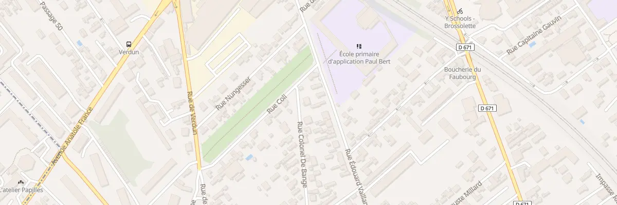 Plan du 3 Rue du Colonel de Bange à Troyes