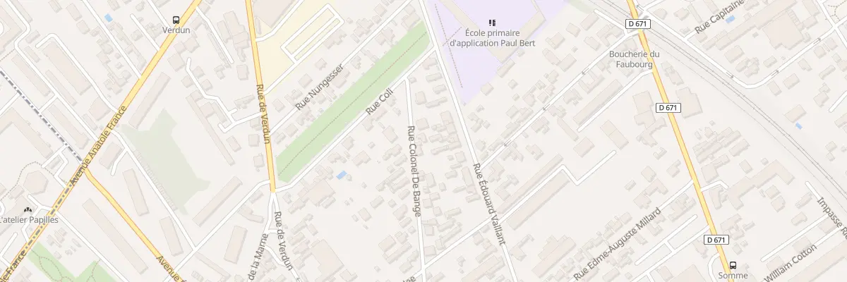 Plan du 13 Rue du Colonel de Bange à Troyes