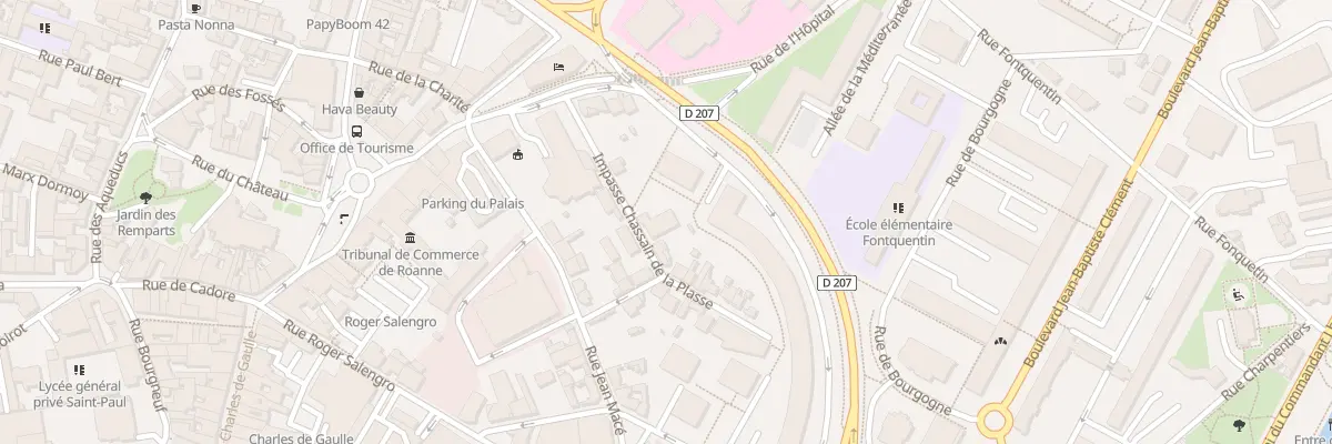 Plan du 18 Imp Chassain de la Plasse à Roanne