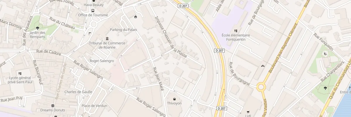 Plan du 11 Imp Chassain de la Plasse à Roanne
