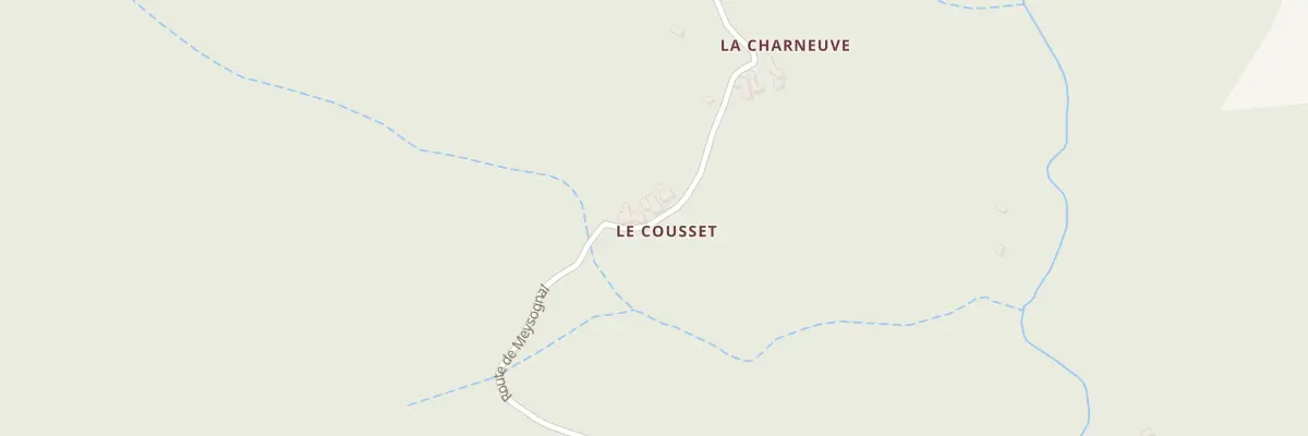 Plan du 5249 Coussel à Malarce-sur-la-Thines