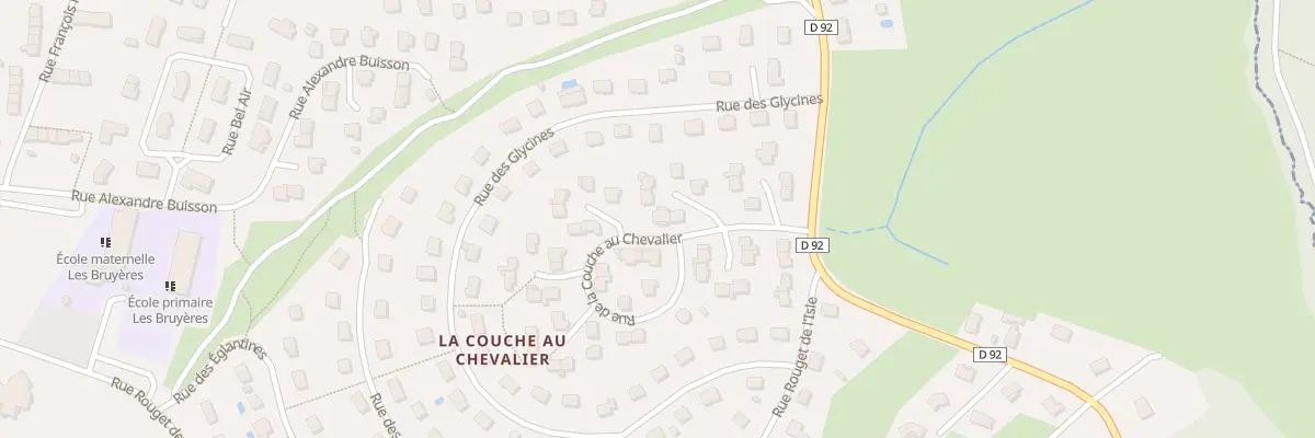 Plan du 10 Rue de la Couche au Chevalier à Gueugnon