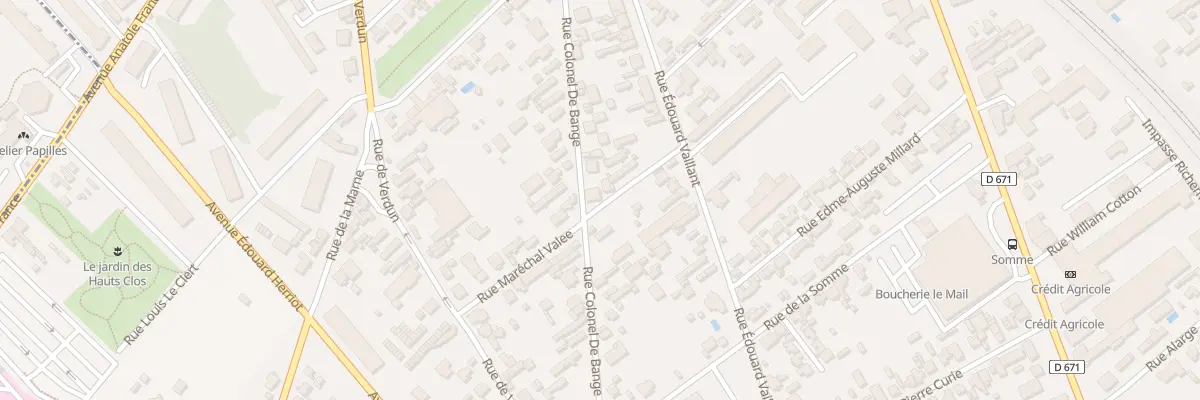 Plan du 29 Rue du Colonel de Bange à Troyes