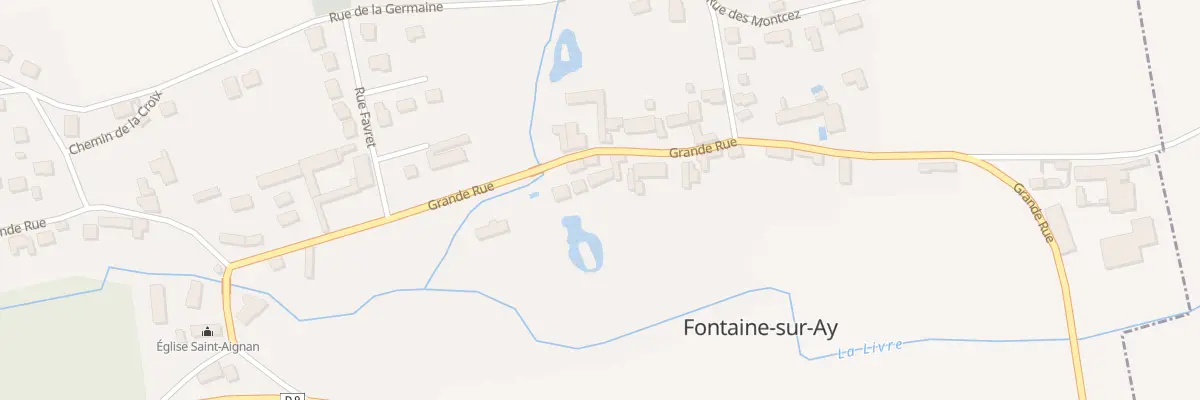 Plan du 20 Gr Grande Rue à Fontaine-sur-Ay