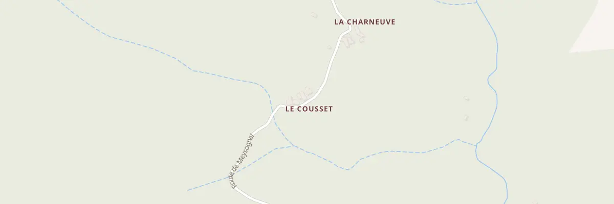 Plan du 2107 Rte de Meysognal à Malarce-sur-la-Thines
