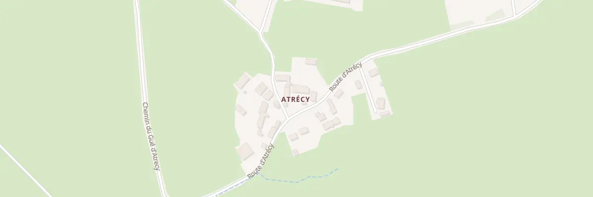 Plan du 889 Rte d’Attrecy à Vendenesse-sur-Arroux