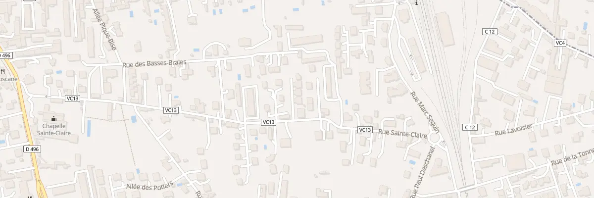 Plan du 37 Rue Sainte-Claire à Montbrison
