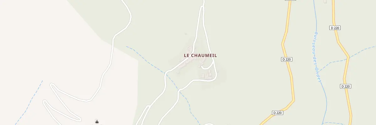 Plan du 5040 Le Chaumeil à Sablières