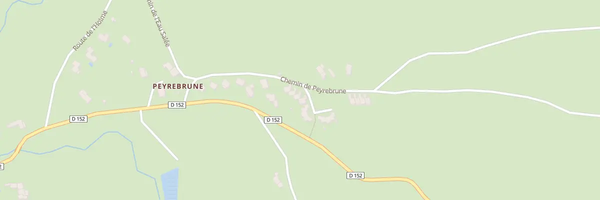 Plan du 236 Che de Peyrebrune à Saint-Julien-Chapteuil