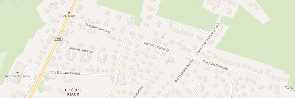 Plan du 14 Rue John Kennedy à Gueugnon