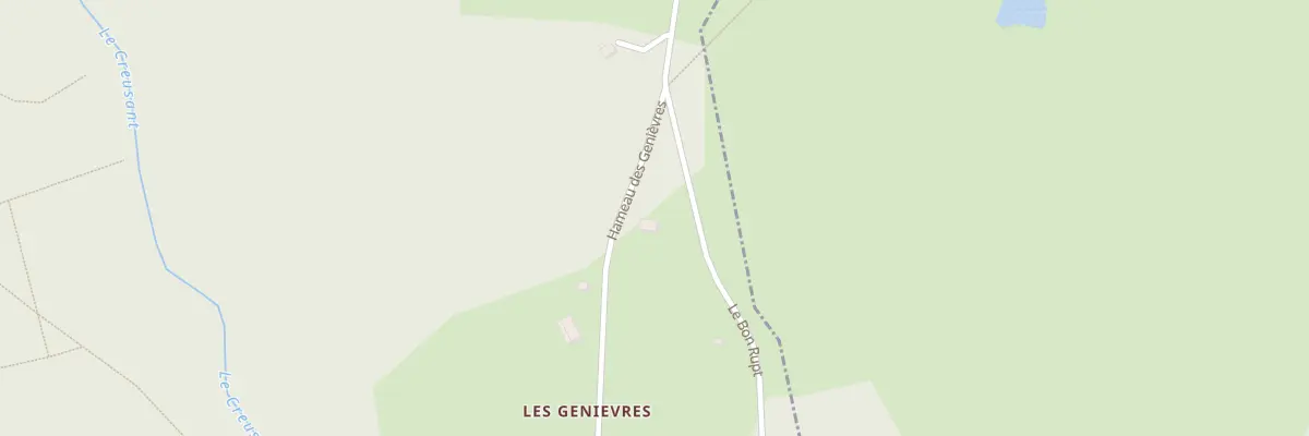 Plan du 1 Ham des Genievres à Saint-Léger-Vauban