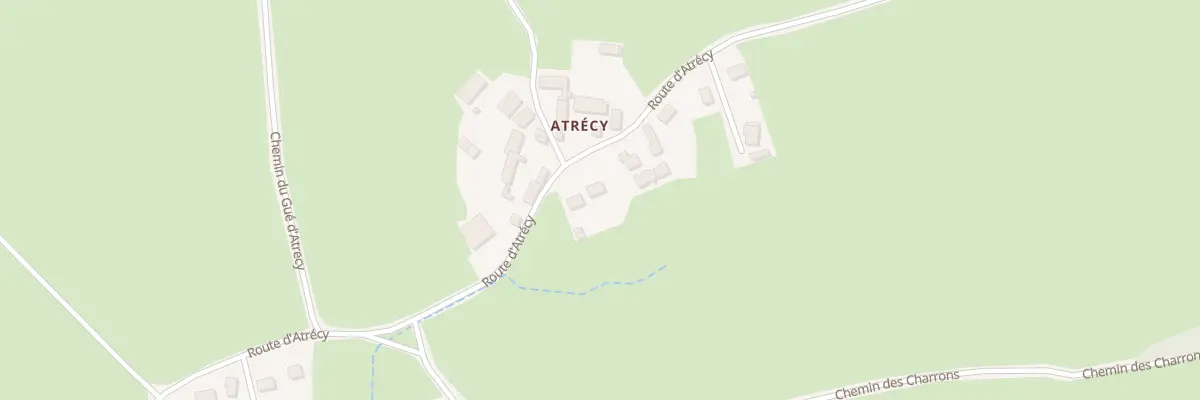 Plan du 880 Rte d’Attrecy à Vendenesse-sur-Arroux