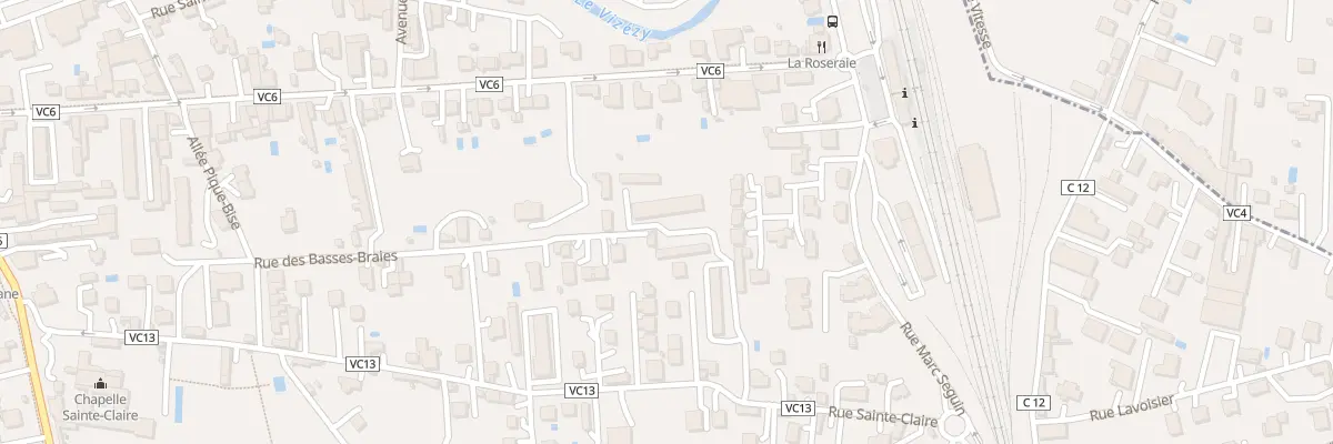 Plan du 45 Rue Sainte-Claire à Montbrison